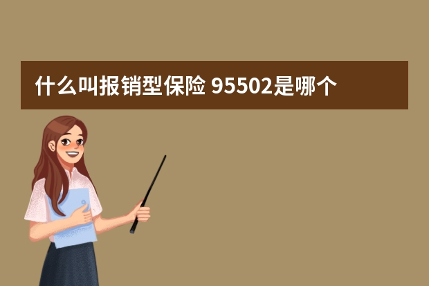 什么叫报销型保险 95502是哪个保险公司