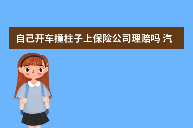 自己开车撞柱子上保险公司理赔吗 汽车保险出了险后保费增加多少