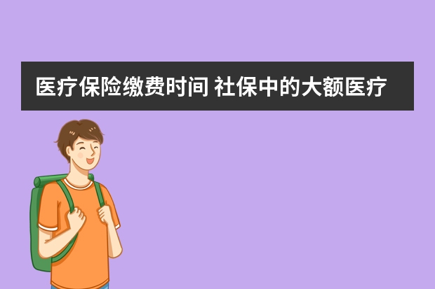 医疗保险缴费时间 社保中的大额医疗保险怎么报