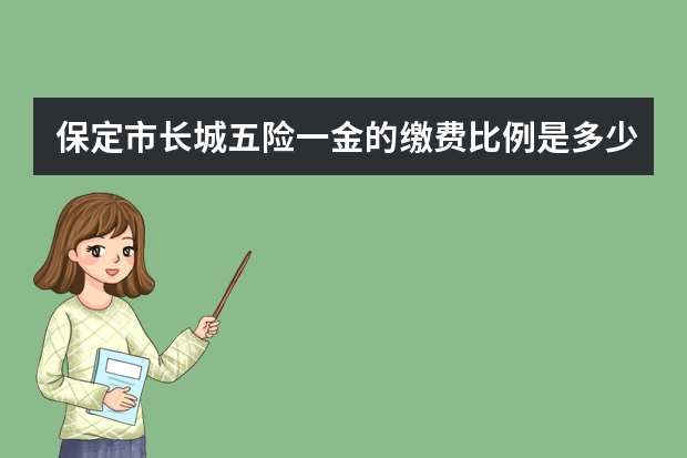 保定市长城五险一金的缴费比例是多少